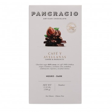 PANCRACIO XOCO NEGRE CAFE AVELLANA 100G