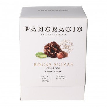 PANCRACIO ROCAS SUIZAS CHOCO NEGRO 140G