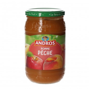 ANDROS COMPOTA MELOCOTON MANZANA 730G