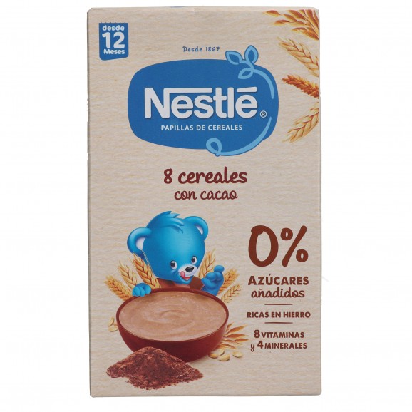 NESTLE BOUILLIES 8 CEREALES CACAO 475G