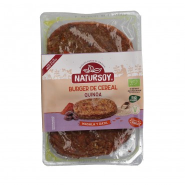 NATURSOY BURGER QUINOA MASALA DATTE 200G