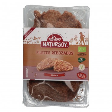 NATURSOY SEITAN ARREBOSSAT FILETS 180G