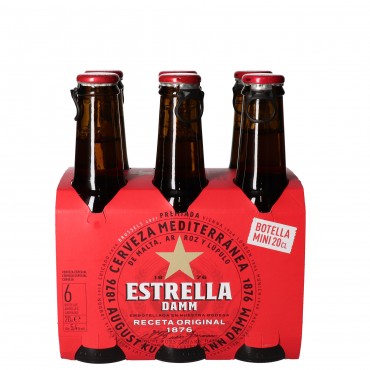 ESTRELLA DAMM 20CL X 6U.