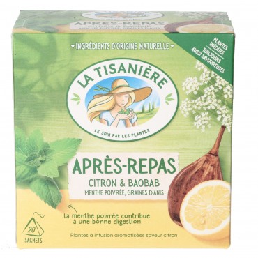 TISANIERE APRES REPAS CITRON 20U.