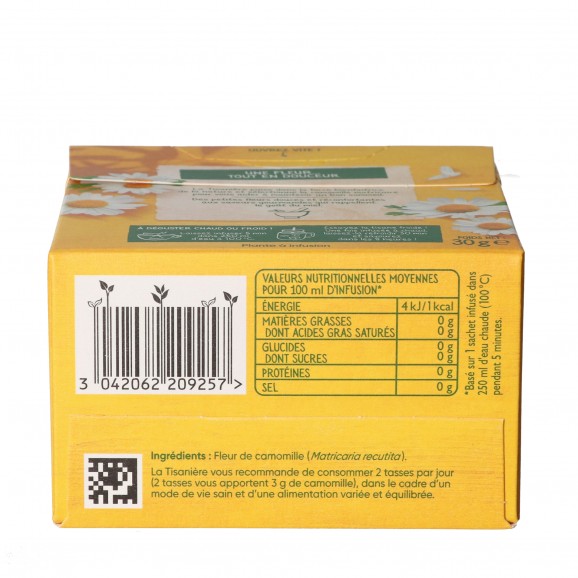 TISANIERE MANZANILLA 20U.