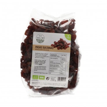 ECOSALIM RAISINS SECS SULTANES BIO 250G