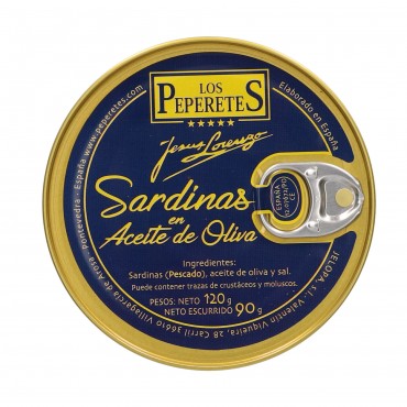 PEPERETES SARDINES HUILE OLIVE 5/7 90GNE