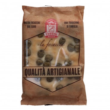 TOSSINI FOCACCIA GENOISE OLIVES 200G