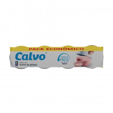 CALVO ATUN GIRASOL 52G X 4U.