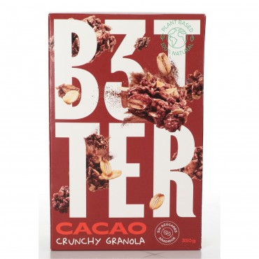B3TTER CRUNCHY GRANOLA CACAO 300G