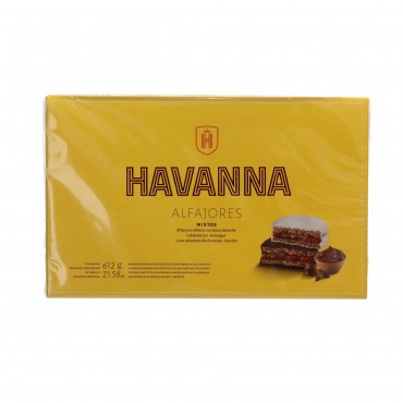 HAVANNA ALFAJORES ASSORTITS 12U. 660G