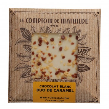 C.M CHOCO BLANCO DUO CARAMELO 80G