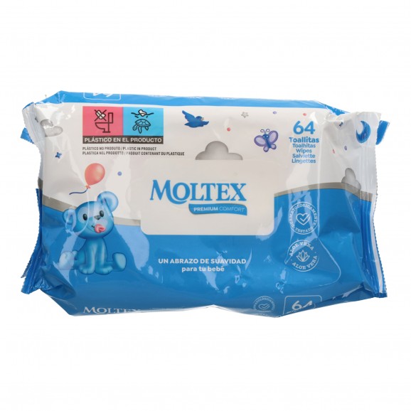 MOLTEX TOALLITAS CLASICAS 64U.
