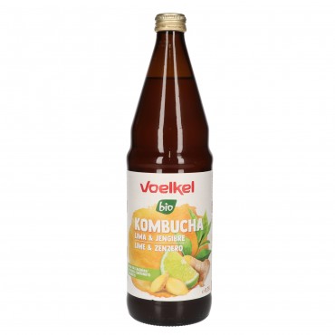 VOELKEL KOMBUCHA LIME GINGEMBRE 750ML