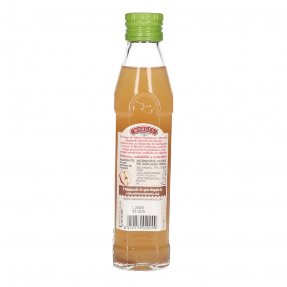 BORGES VINAGRE SIDRA MANZANZA ECO 250ML