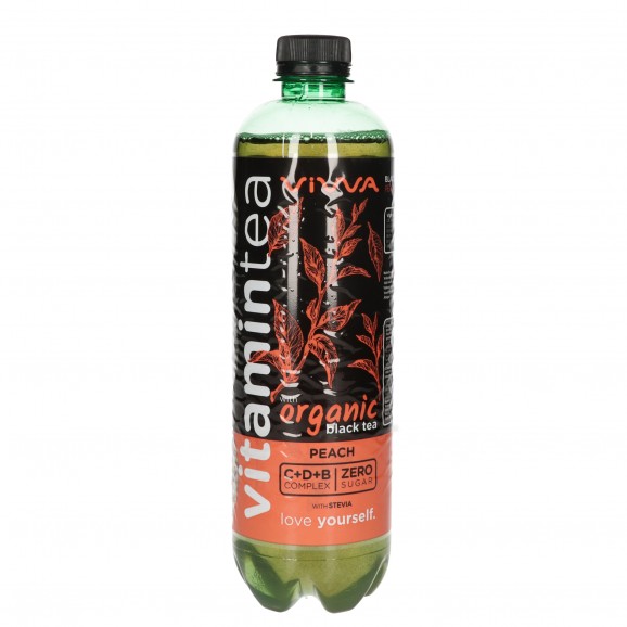 VIWA VITAMINTEA TE NEGRO MELOCOTON 600ML