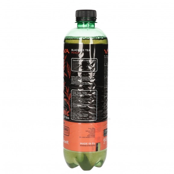 VIWA VITAMINTEA TE NEGRO MELOCOTON 600ML