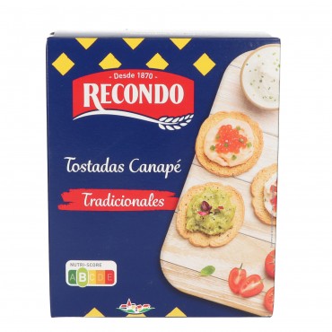 RECONDO TOAST CANAPE RONDE 110G