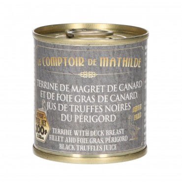 C.M TERRINE MAGRET CANARD FOIE 100G