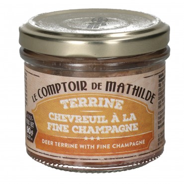 C.M TERRINE CHEVREUIL FINE CHAMPAGNE 90G