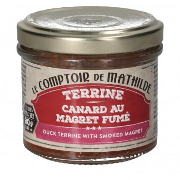 C.M TERRINE CANARD MAGRET FUME 90G