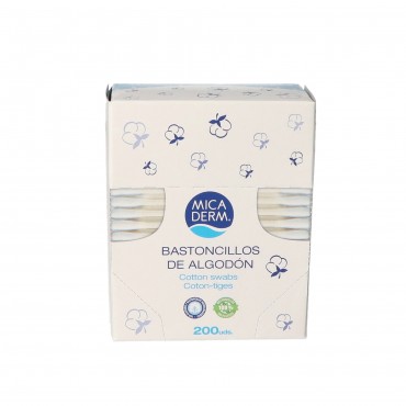 MICADERM COTONS-TIGES COTON 200U.