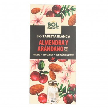 SOL NAT.TABLETTE CHOCO BL. MYRTILLES 70G