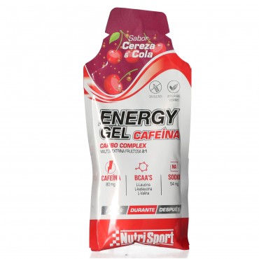 NUTRISPORT ENERGY GEL CAFEINA CIRERA 35G