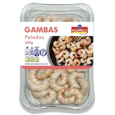PASAPESCA CREVETTE PELEE 220G