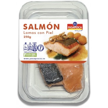 PASAPESCA DOS SAUMON A/PEAU 250G