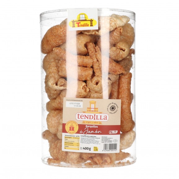 TENDILLA BARQUILLOS JAMON 400G