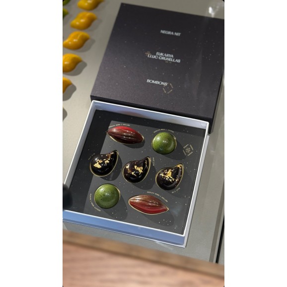 EUKARYA NEGRA NIT BOMBONES 7U. 80G