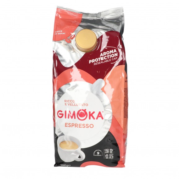 GIMOKA ESPRESSO C/TAPA GRANO 1KG